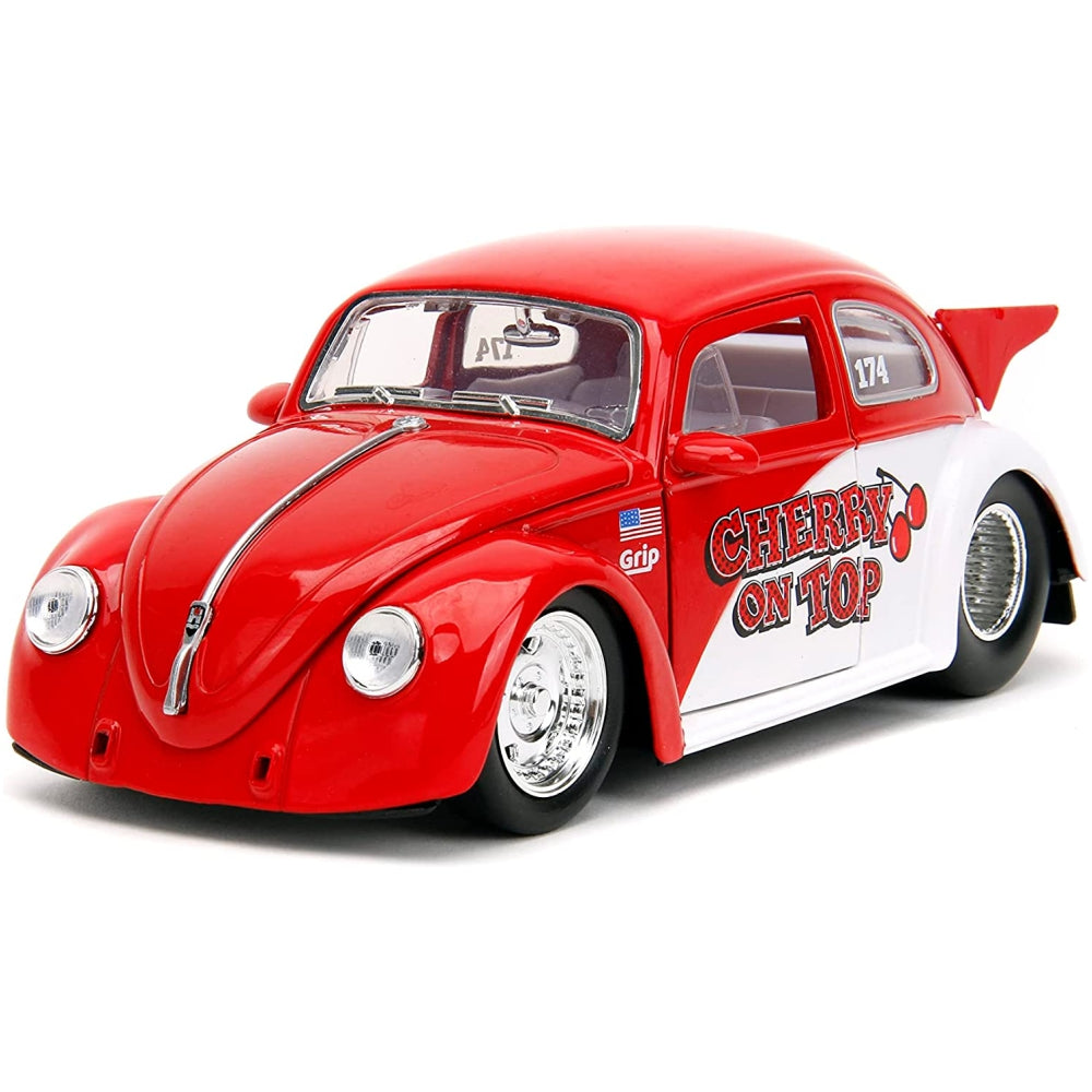 Punch Buggy Slug Bug 1:24 1959 Volkswagen Drag Beetle Die-Cast Car