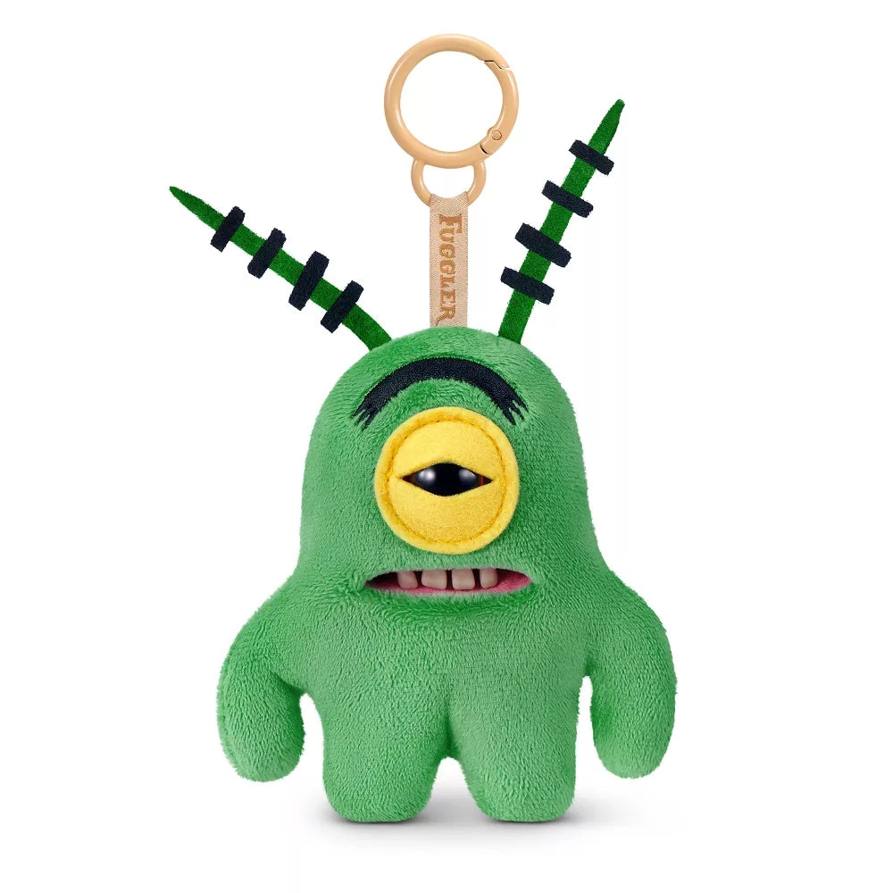 Fuggler SpongeBob Sheldon Plankton Key Ring Plush 5”