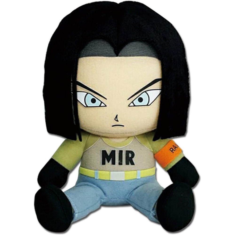Great Eastern Entertainment Dragon Ball Super - Android 17 Sitting Plush 7'' H