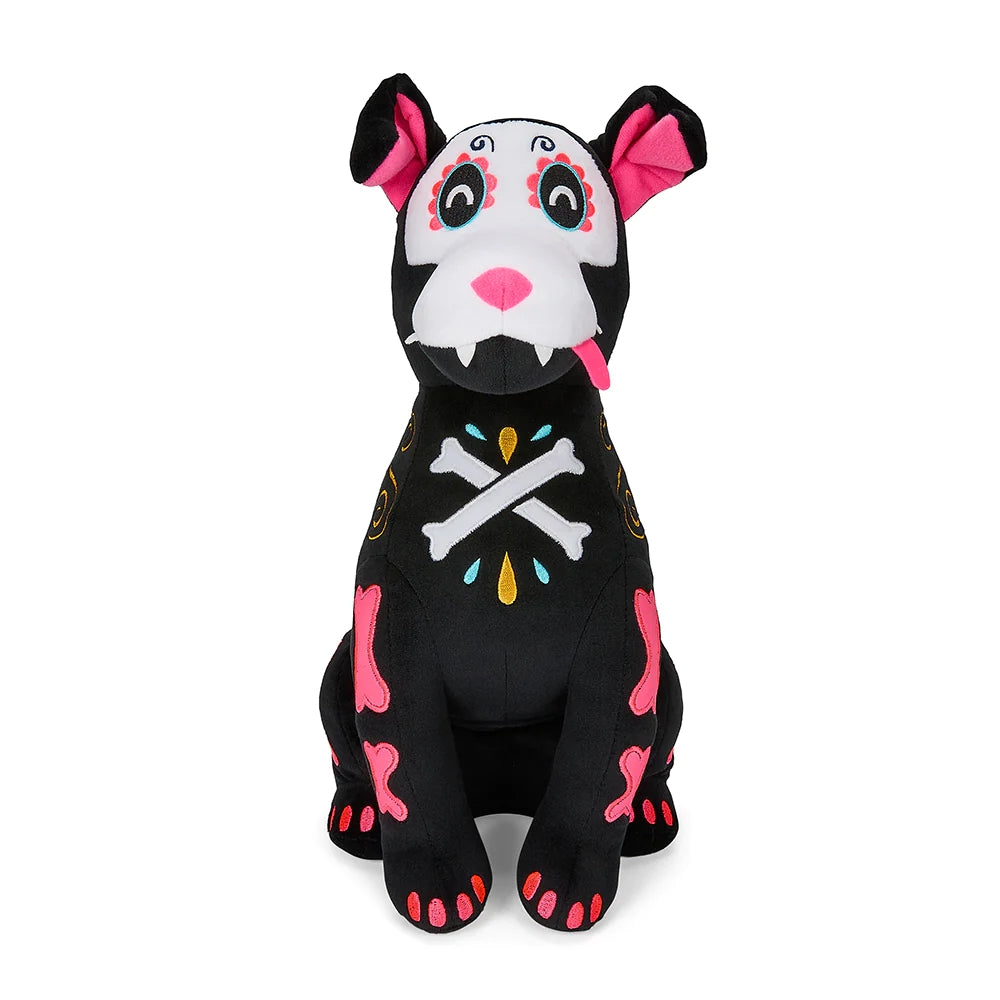 Día De Los Muertos 13" Glow-In-The-Dark Dog Plush By Kidrobot