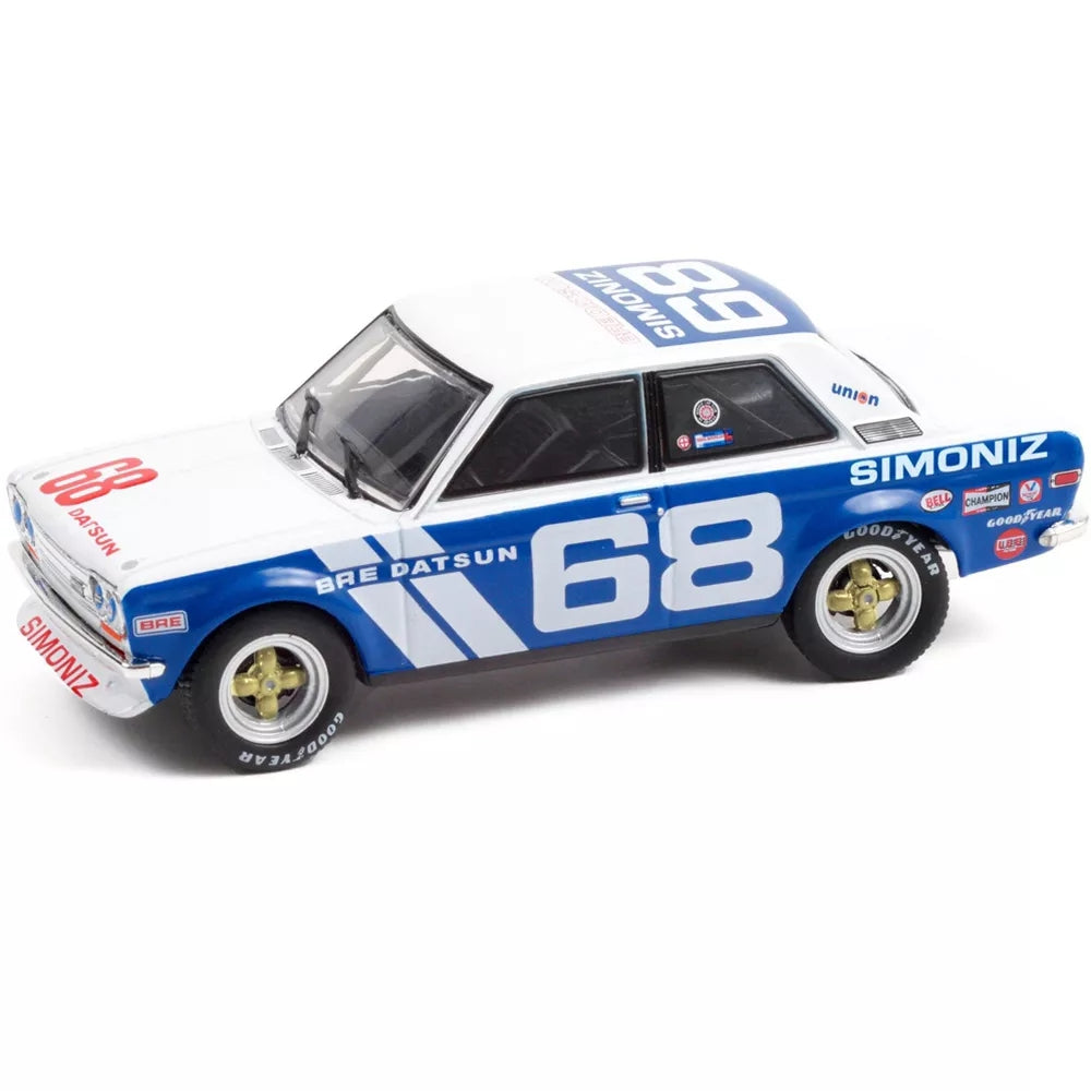 Greenlight 1972 Datsun 510 #68 P. Gregg Guest Car Brock Racing Enterprises (BRE) "Tokyo Torque" Series 1/43 Diecast Model Car