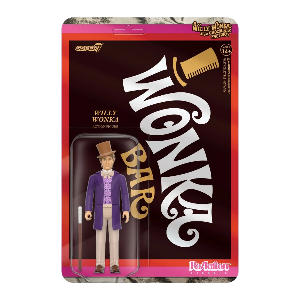 Willy Wonka &amp; The Chocolate Factory Reaction Figures Wave 01 - Willy Wonka