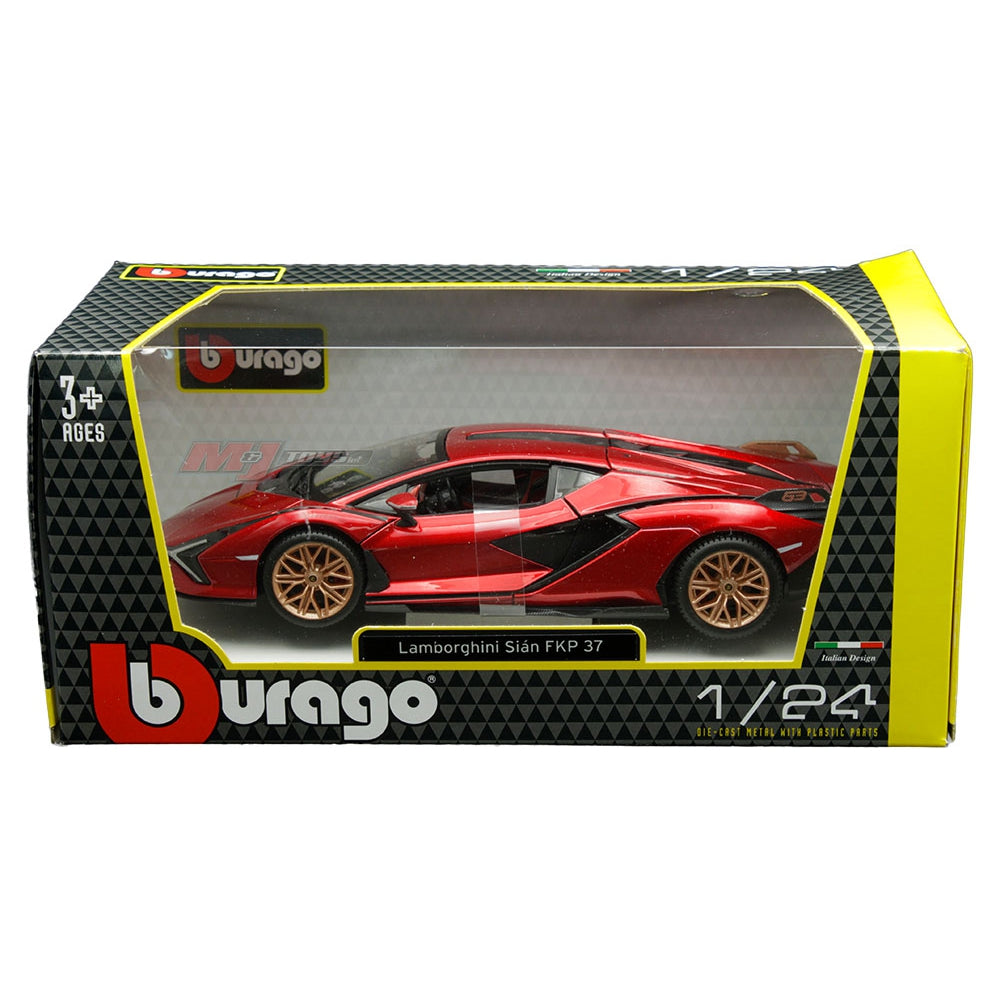 Bburago 1:24 Lamborghini Sián FKP 37 (Red)