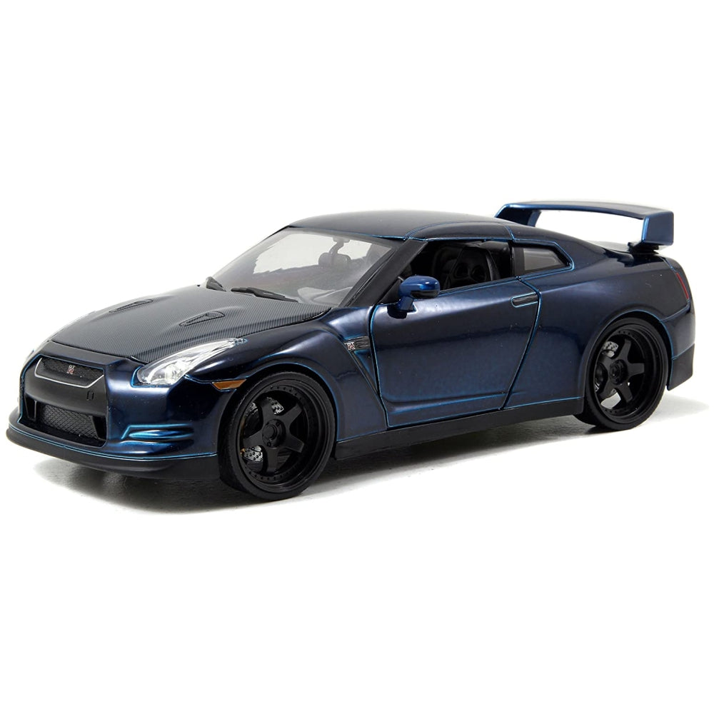 Fast &amp; Furious Nissan GTR Blue 1:24 Diecast By Jada Toys