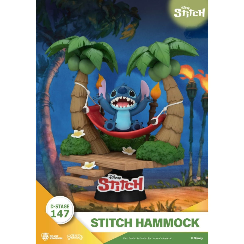 Stitch Hammock Statue Figure