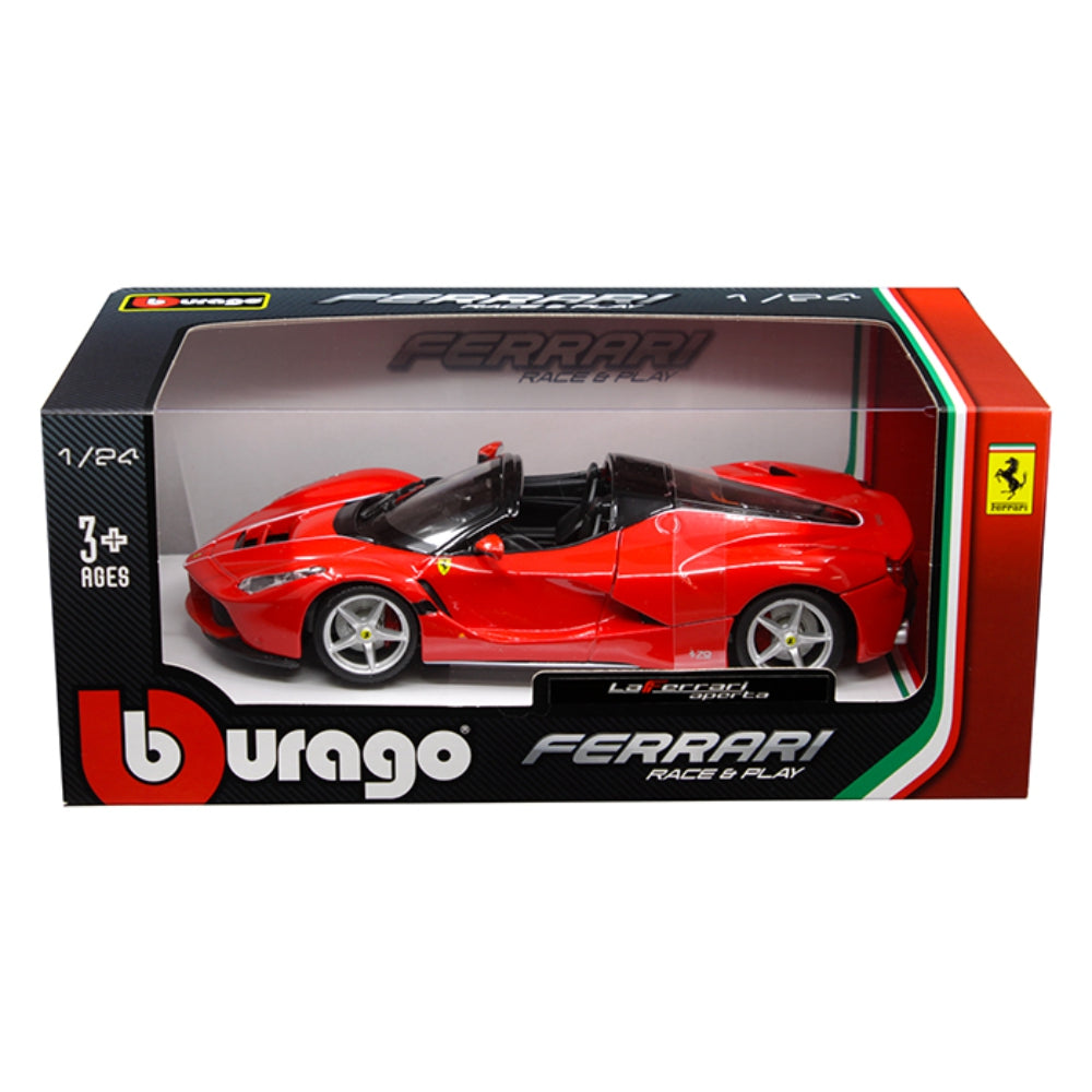 Bburago 1:24 Race and Play La Ferrari, Multi Color : .in