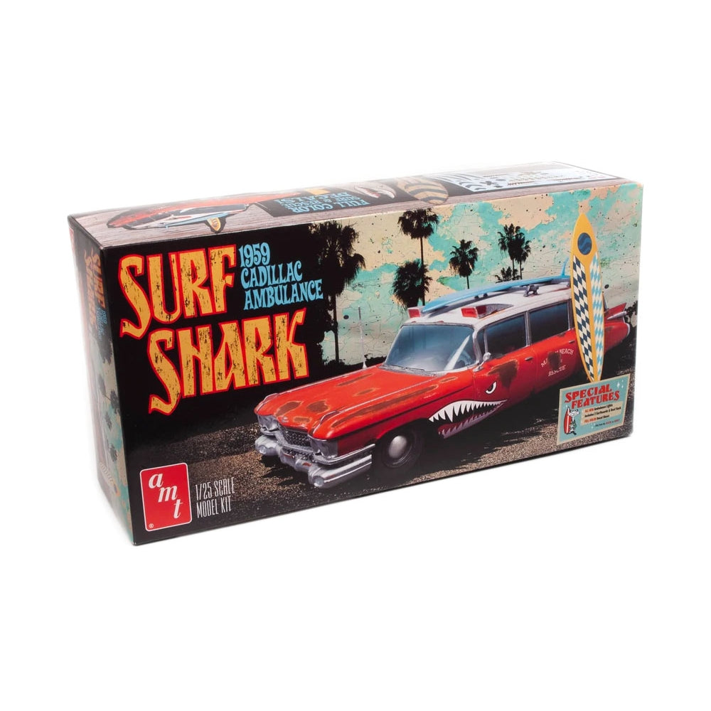 AMT Model Kit 1:25 Surf Shark 1959 Cadillac Ambulance