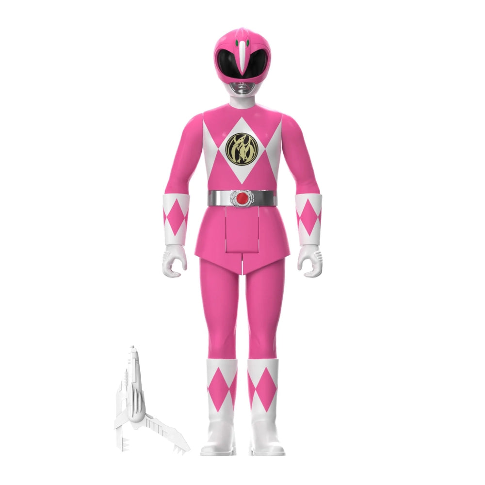 Mighty Morphin Power Rangers ReAction Figures Pink Ranger Triangle Box SDCC 2023