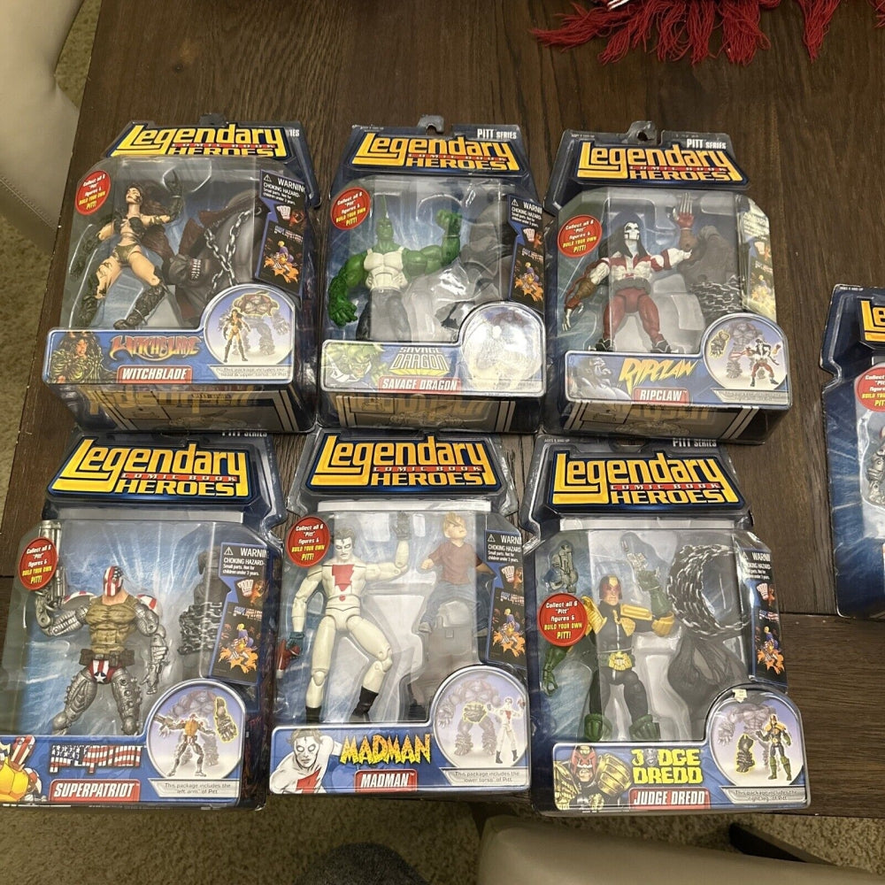 Complete Legendary Heroes Series 1 Full Set With Pitt Baf + Superpatriot Variant