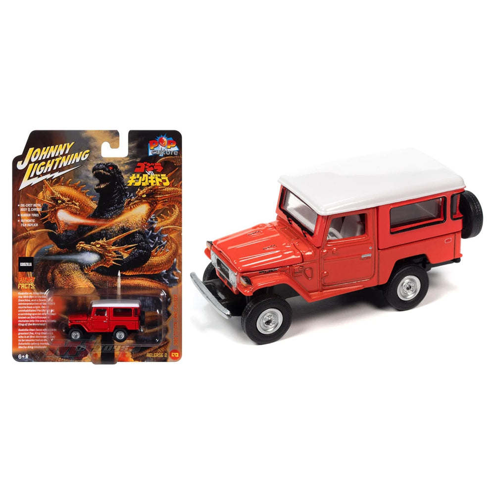 Johnny Lightning 1:64 Godzilla 1980 Toyota Land Cruiser – Red