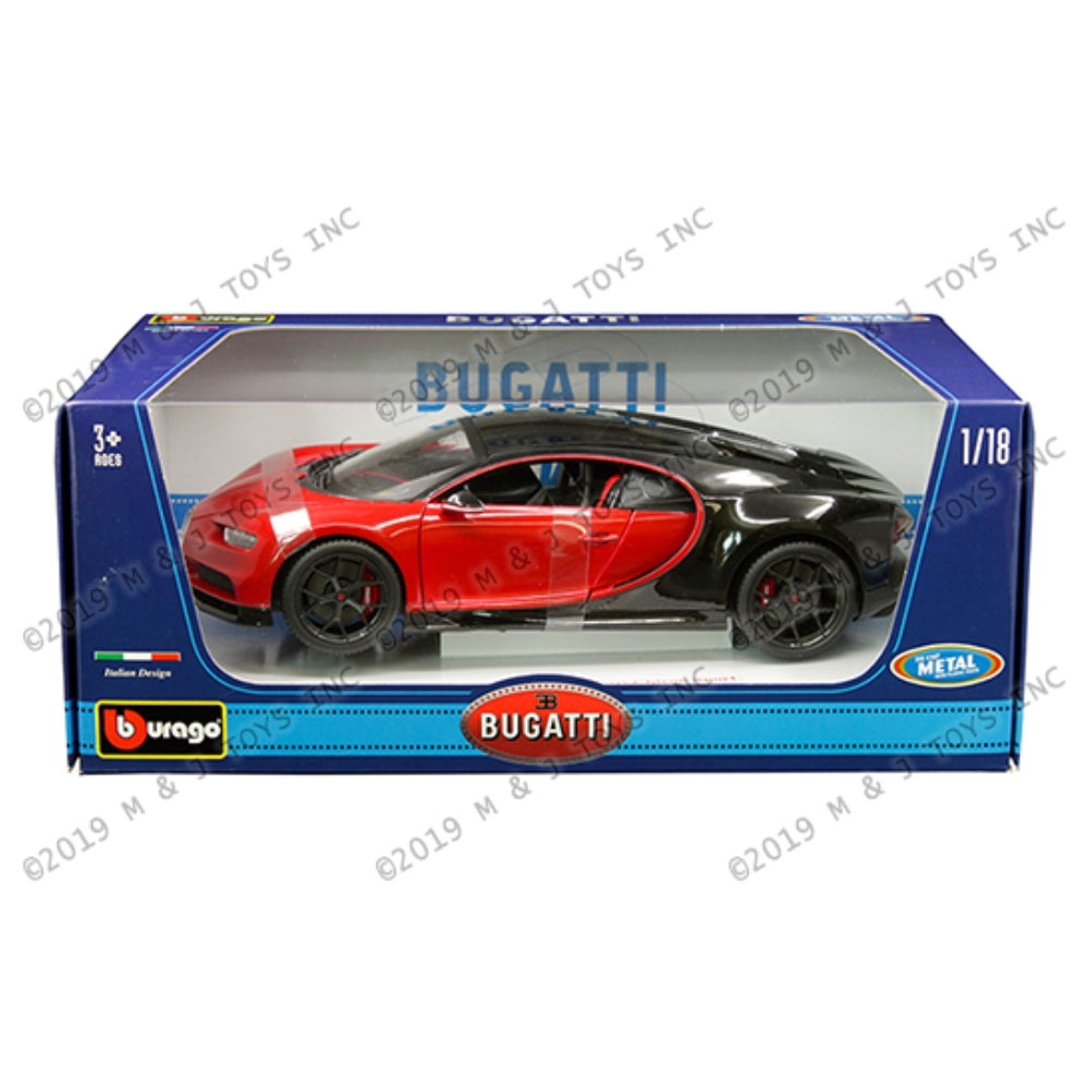 Bburago 1:18 Plus – Bugatti Chiron Sport #16 (Red)