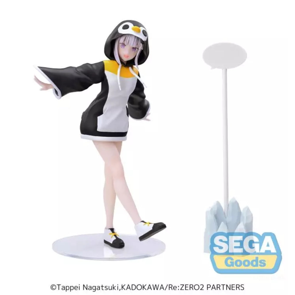 Sega Re:Zero Starting Life in Another World Luminasta Emilia (Kotoriasobi Ver.) PVC Figure