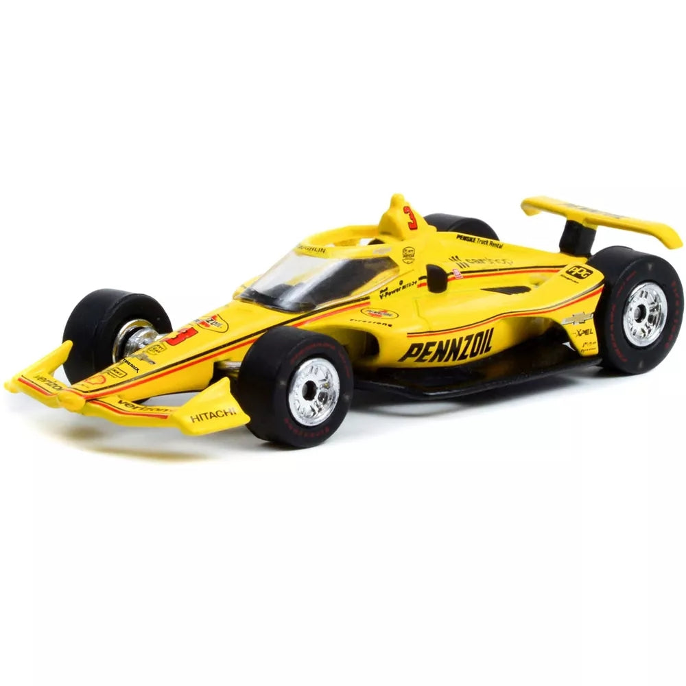 Greenlight Dallara IndyCar #3 Scott McLaughlin "Pennzoil" Team Penske "NTT IndyCar Series" (2022) 1/64 Diecast Model Car