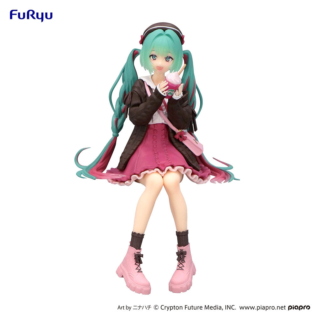 Hatsune Miku - Noodle Stopper Figure - Autumn Date Pink Color Version