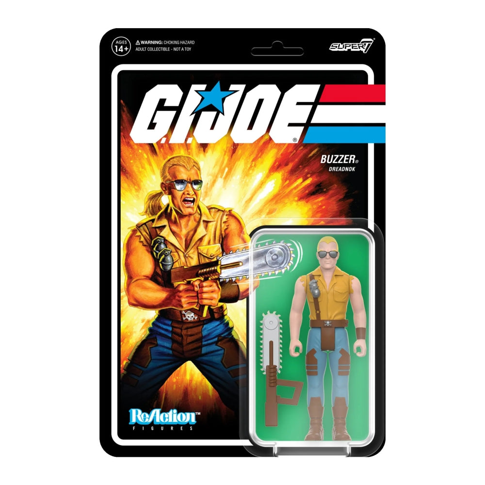 G.I. Joe ReAction Figures Wave 7 Buzzer