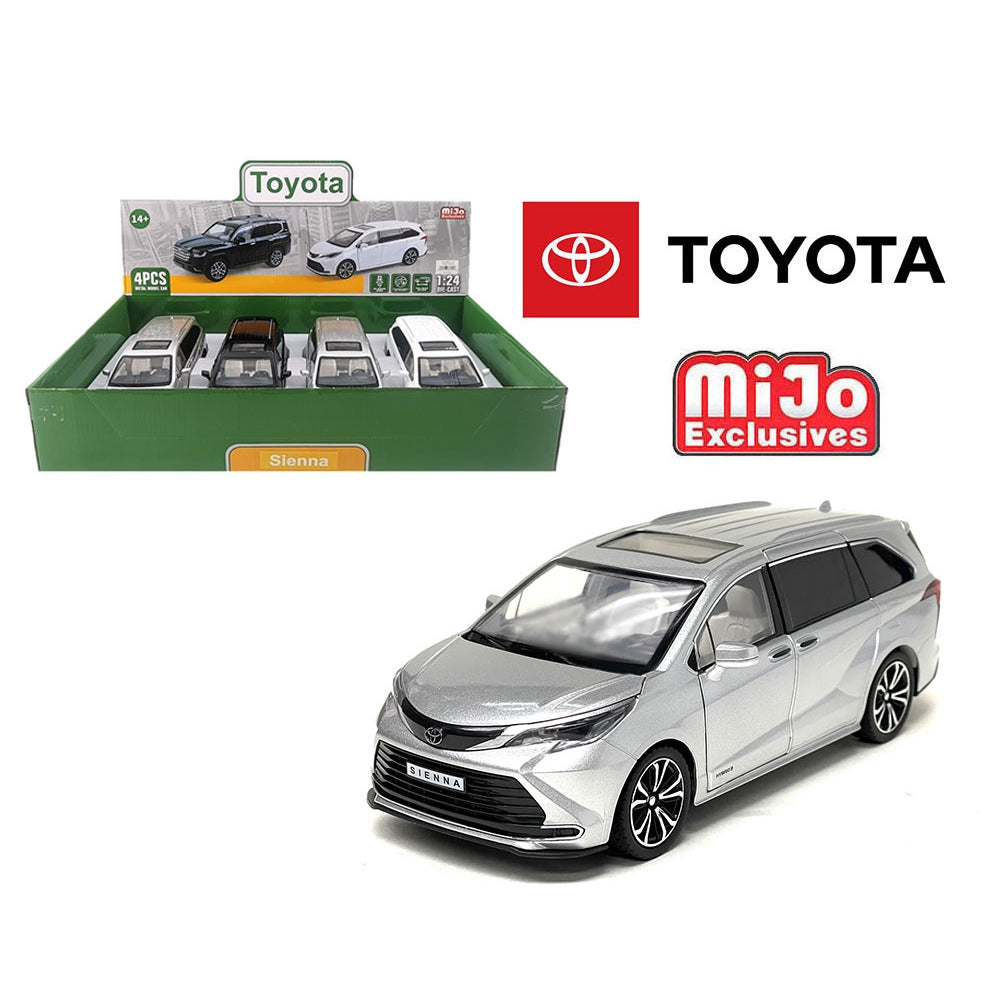 1:24 Toyota Sienna – Display Tray Set of 4