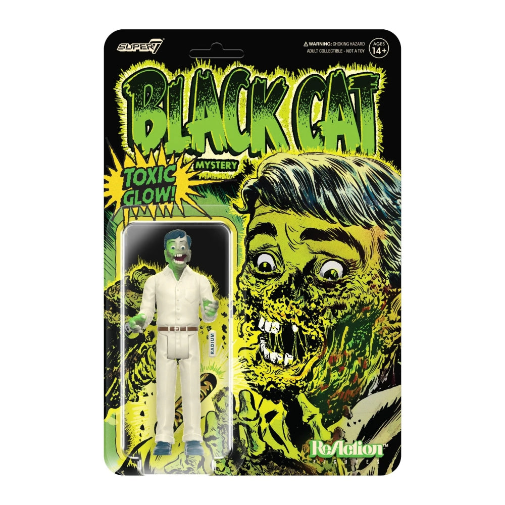 Pre-Code Horror ReAction Figure Radium Man (Glow) Black Cat Mystery