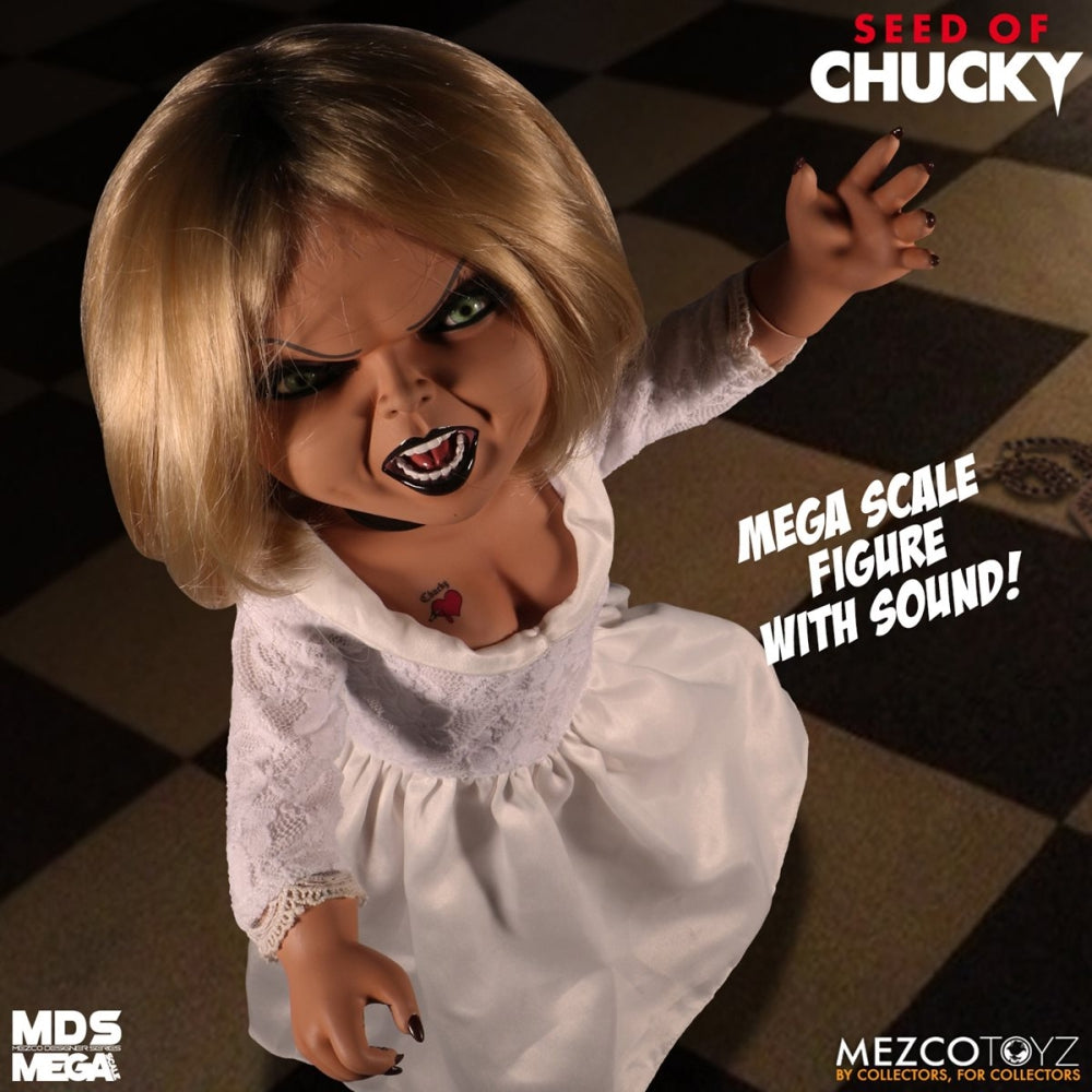 Child&#39;s Play Seed of Chucky Tiffany Mega-Scale with Sound 15-Inch Doll