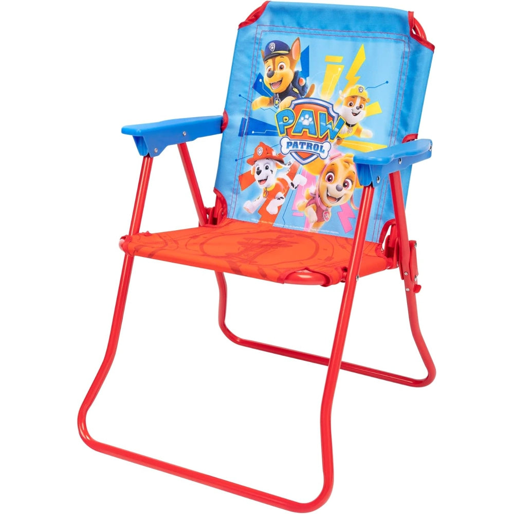 Paw Patrol Kids Folding Patio Chair – Foldable Outdoor/Indoor Seat with Character Graphics (Ages 3–6+)