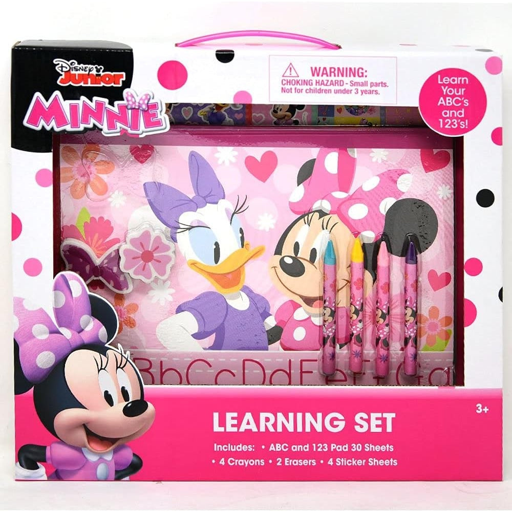 Minnie Mouse Learning & Tracing Activity Set – ABC & Numbers Practice for Preschool Kids