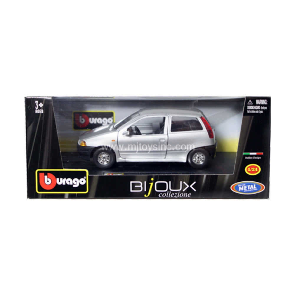 Bburago 1:24 W/B Bijoux 1965 Fiat 500 F (silver)