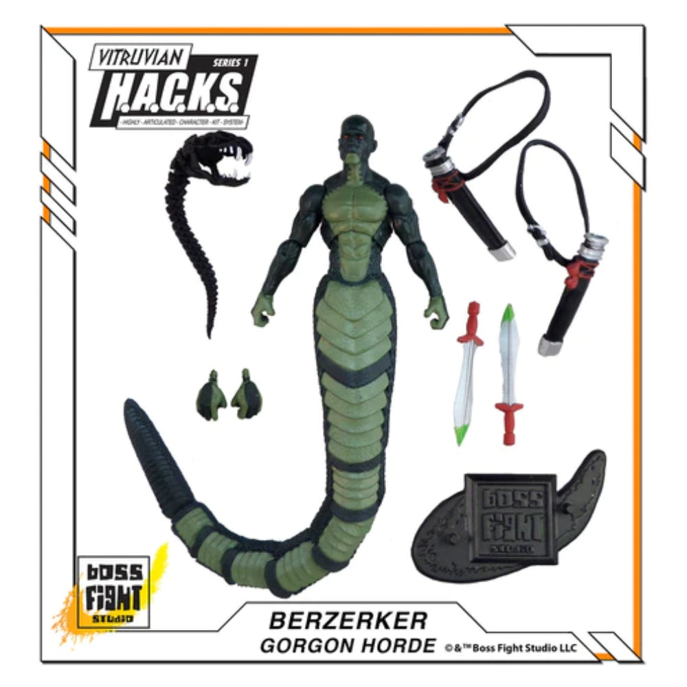 Vitruvian H.A.C.K.S. Action Figure: Berzerker