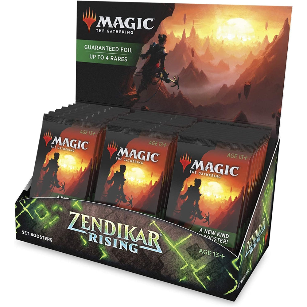 Magic: The Gathering Zendikar Rising Set Booster Box | 30 Packs (360 Cards)