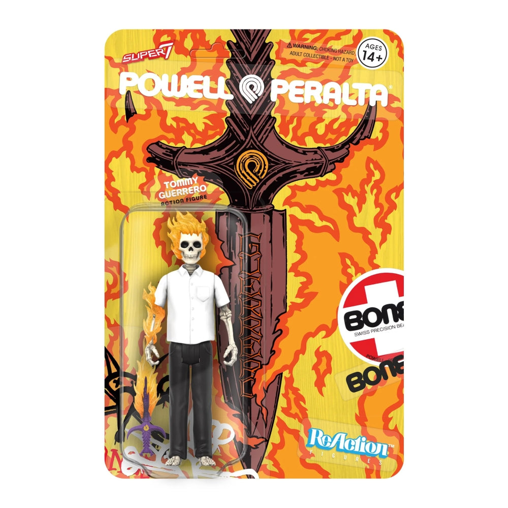 Powell ReAction Figure Wave 3 Tommy Guerrero Flaming Dagger (Recolor)