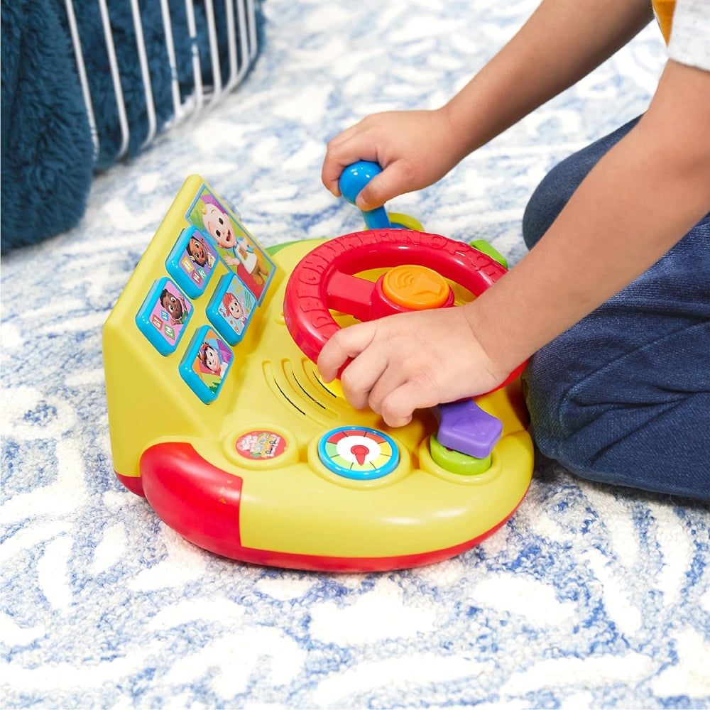 COCOMELON Learning Steering Wheel, Learning & Education, Kids Toys for Ages 18 Months Up