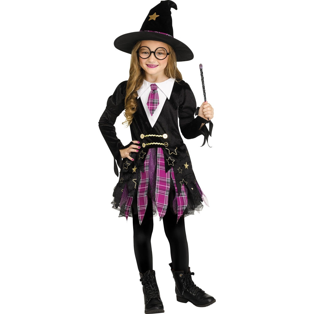 Fun World Toddler Schoolgirl Witch Costume, 3T-4T