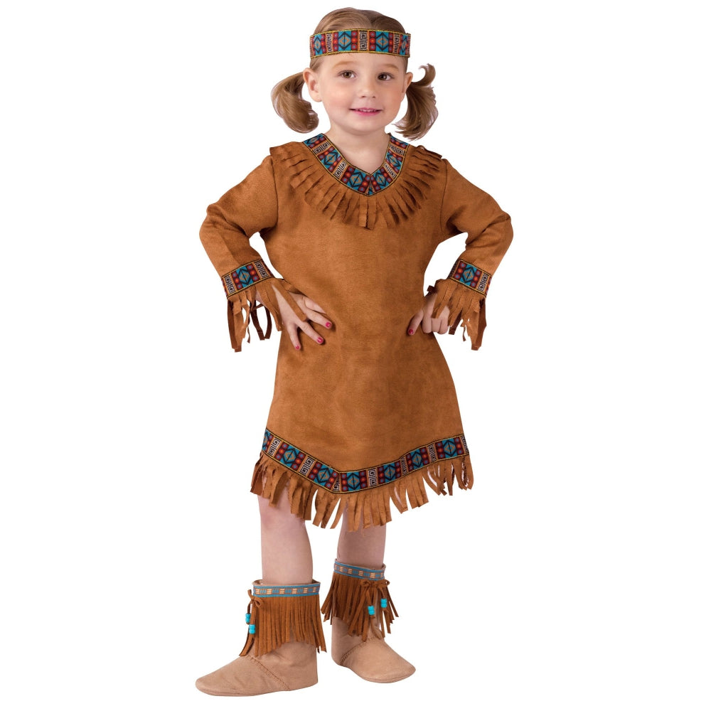 Fun World Native American Toddler Costume, 3T-4T