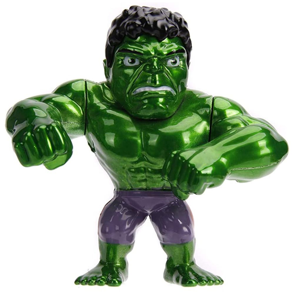 Marvel Avengers Hulk 4" Die-Cast Collectible Figure, Toys for Kids and Adults