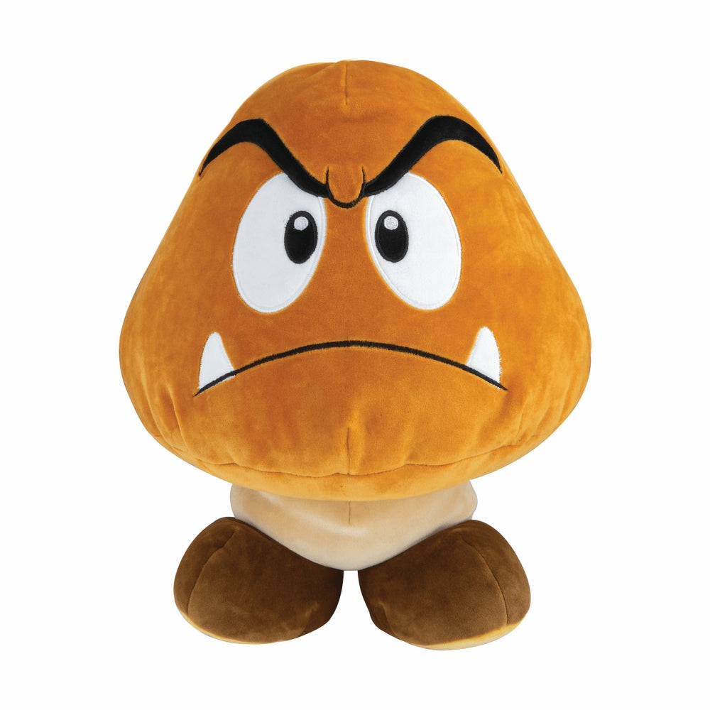 Club Mocchi- Mocchi- Super Mario™ Goomba Mega Plush Toy, 15 inch