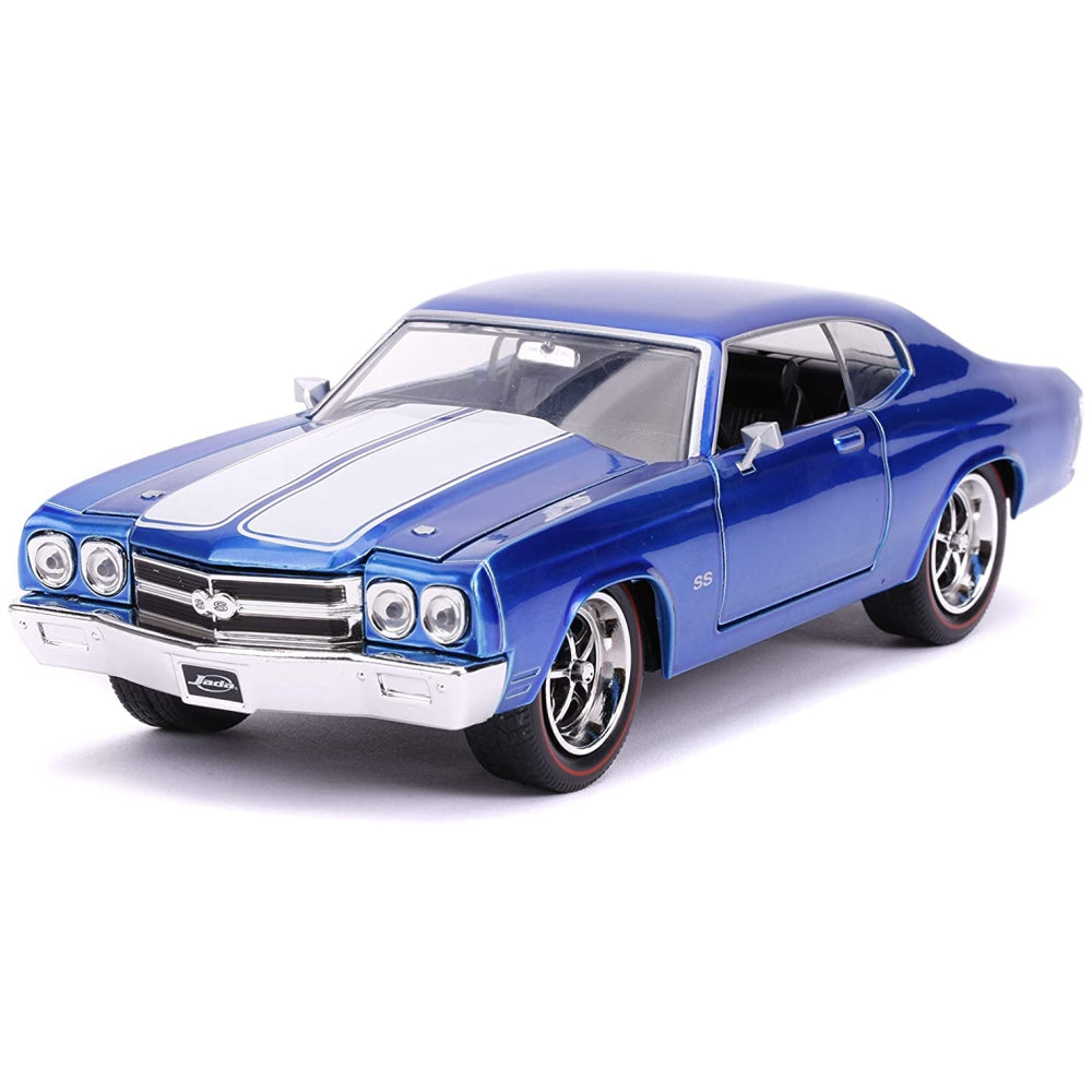 Jada Toys Big Time Muscle 1970 Chevy Chevelle SS Blue 1: 24 Diecast Vehicle