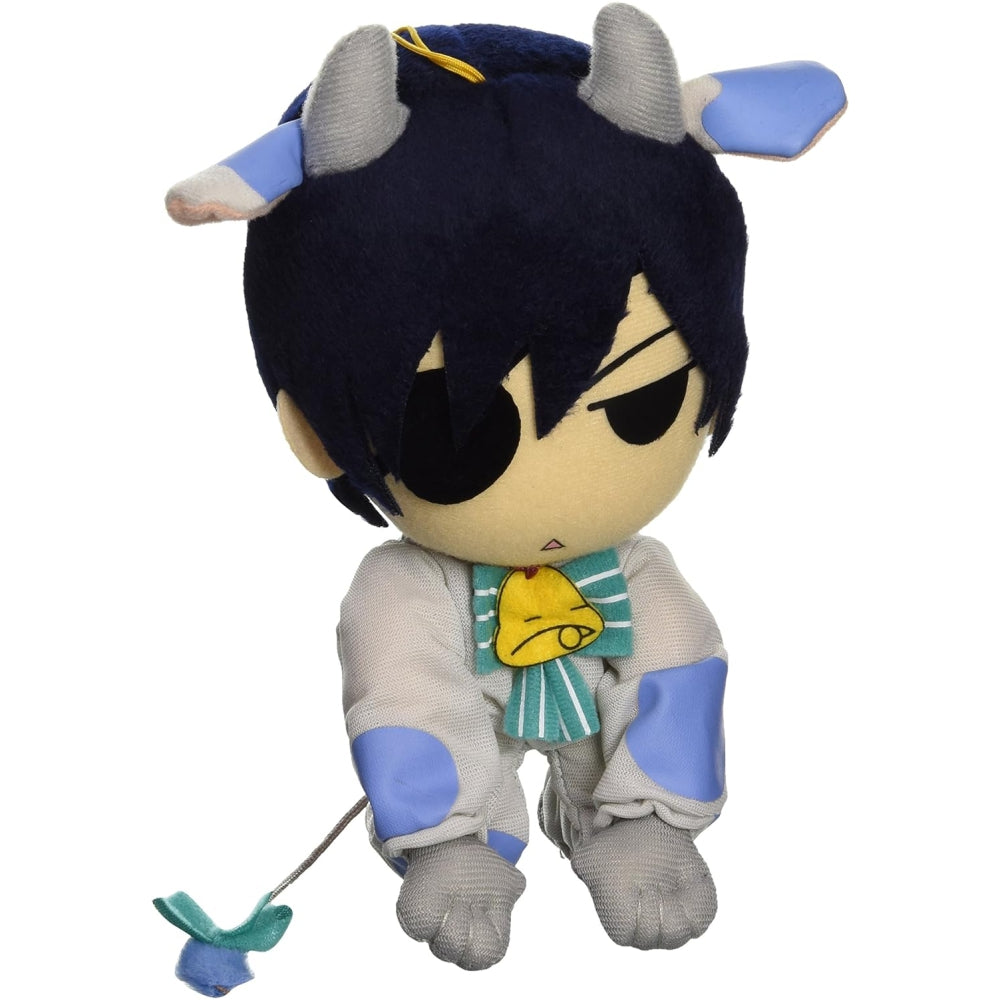 Great Eastern GE-8999 Butler Ciel Cow Cosplay Plush Toy, 7" H