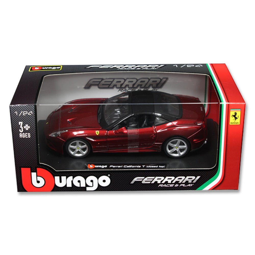 Bburago 1:24 Ferrari Race & Play – Ferrari California T Closed Top (Red)