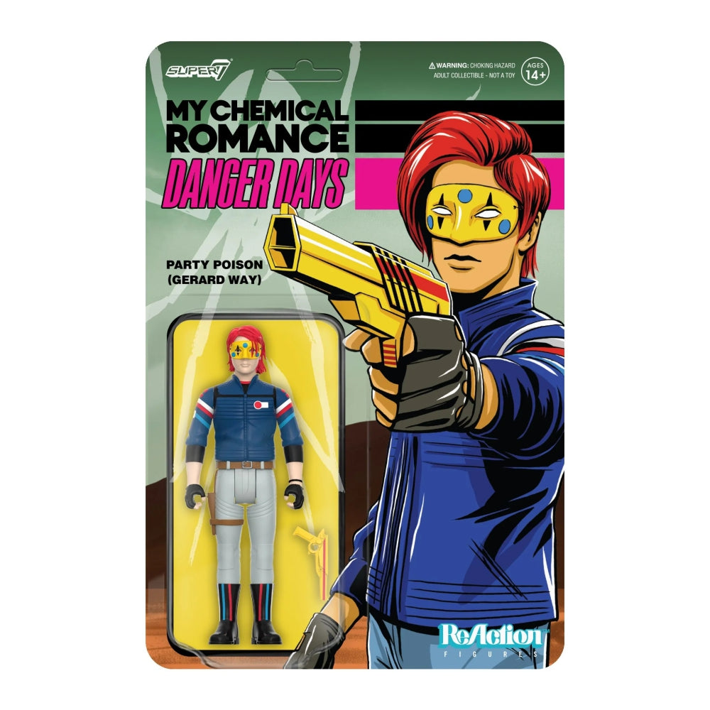 My Chemical Romance ReAction Figures Wave 1 - Danger Days Party Poison (Unmasked)