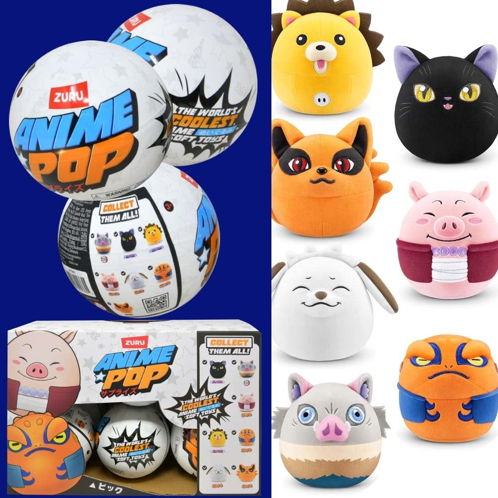 Anime Pop Series 1 5″ Mystery Plush — Surprise Unbox Anime Characters