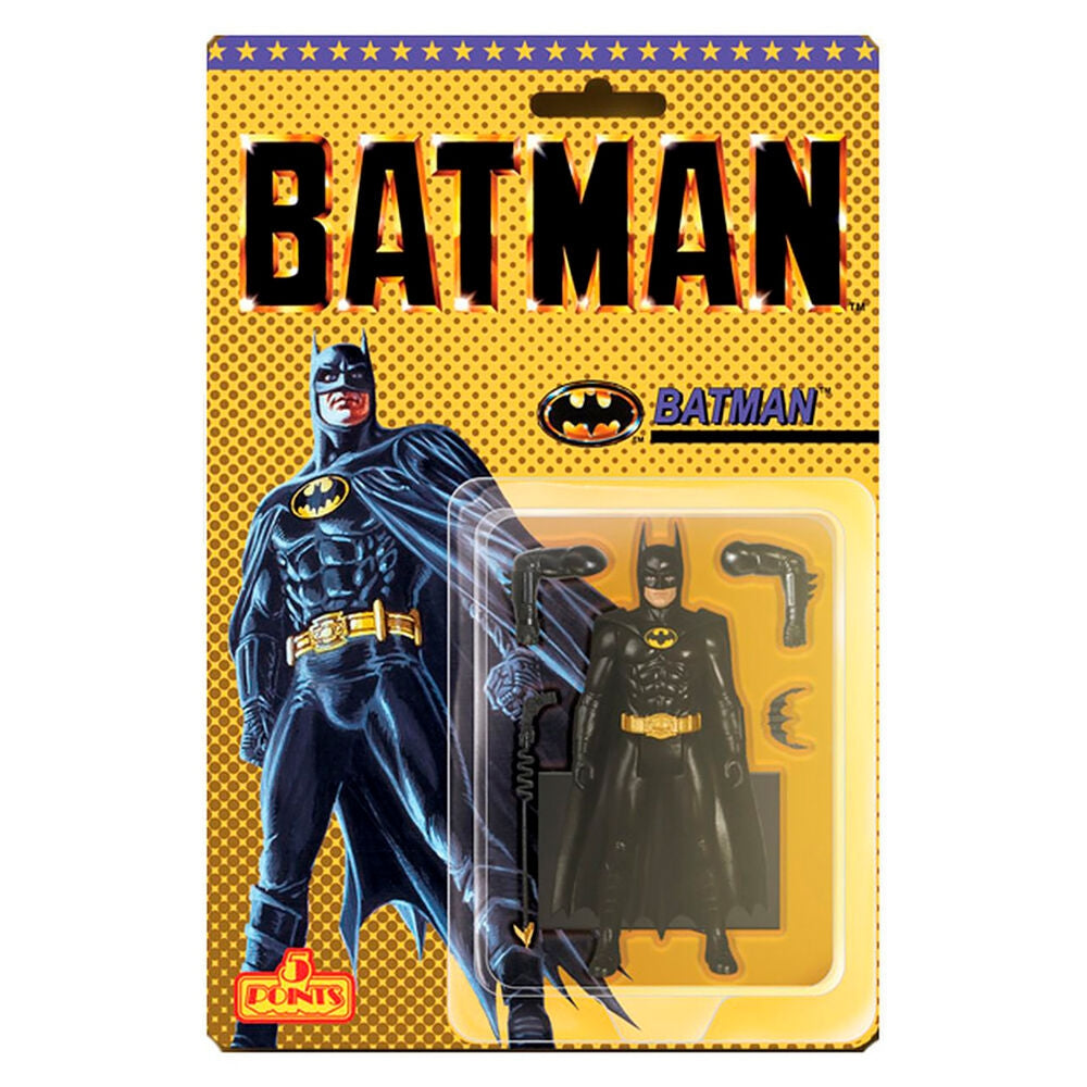 DC Comics Batman 1989 Action Figure 9.5cm | Batman Collectible Figure with Accessories
