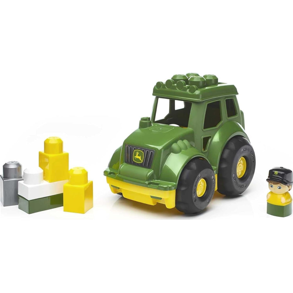 Mega Bloks First Builders John Deere Lil&#39; Tractor Vehicle