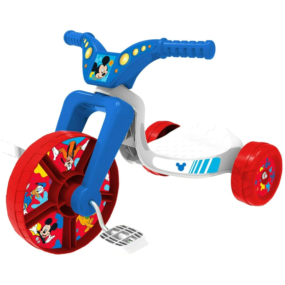 Disney Mickey Mouse 10” Fly Wheel Ride-On Tricycle for Toddlers