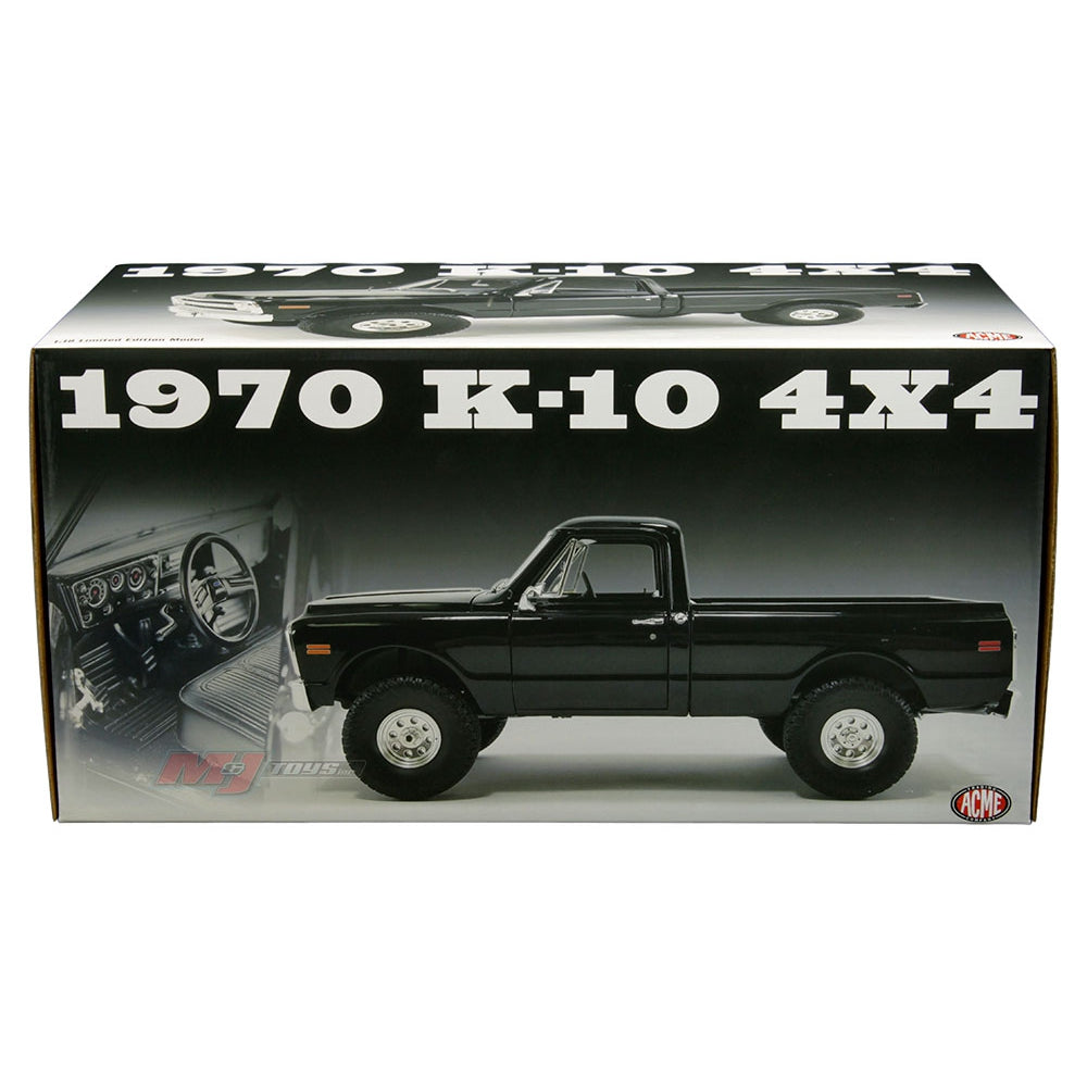 ACME 1:18 1970 Chevrolet K-10 4×4 (Black)