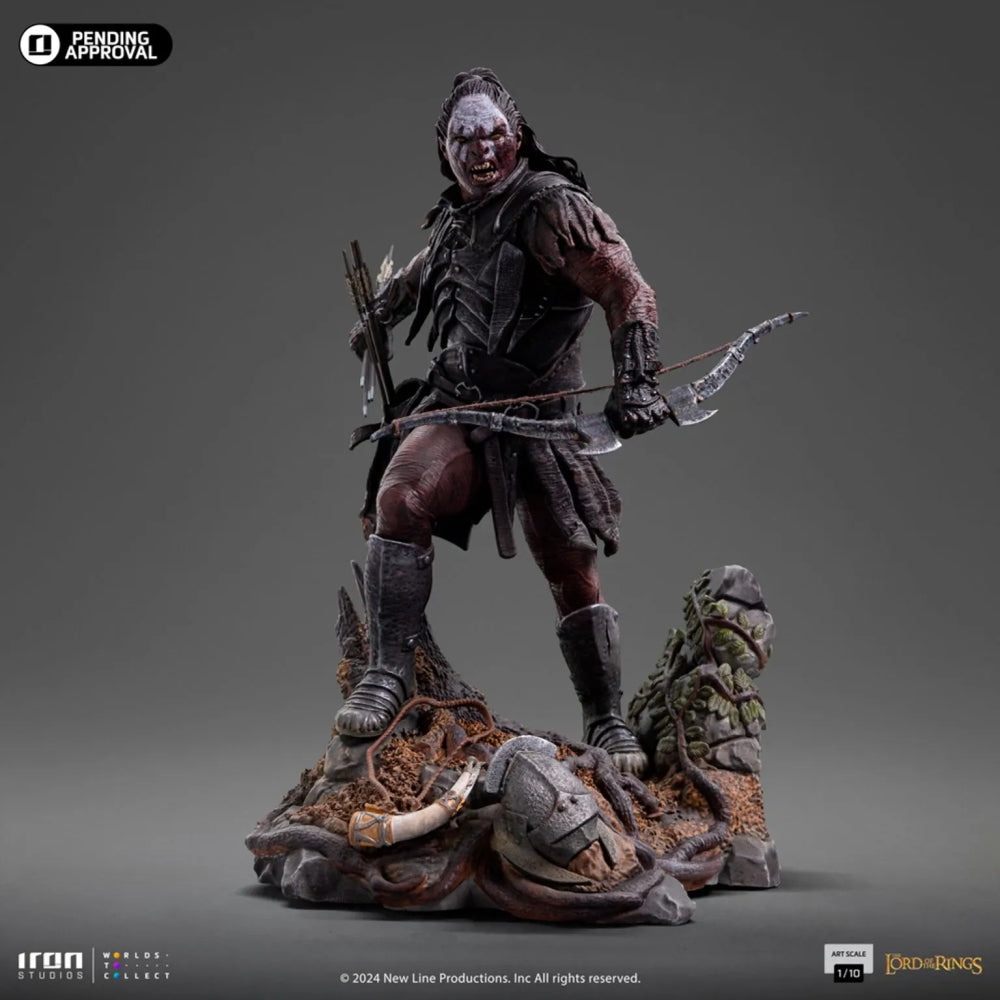 Statue Lurtz, Uruk-hai Leader - Lord of the Rings - Art Scale 1/10