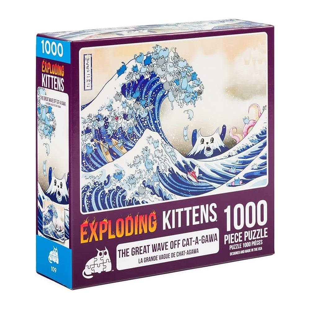 Exploding Kittens 1000 Piece Jigsaw Puzzle