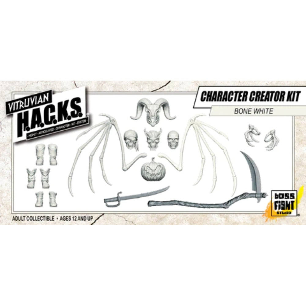 Character Builder Kit - Skeleton Bone White