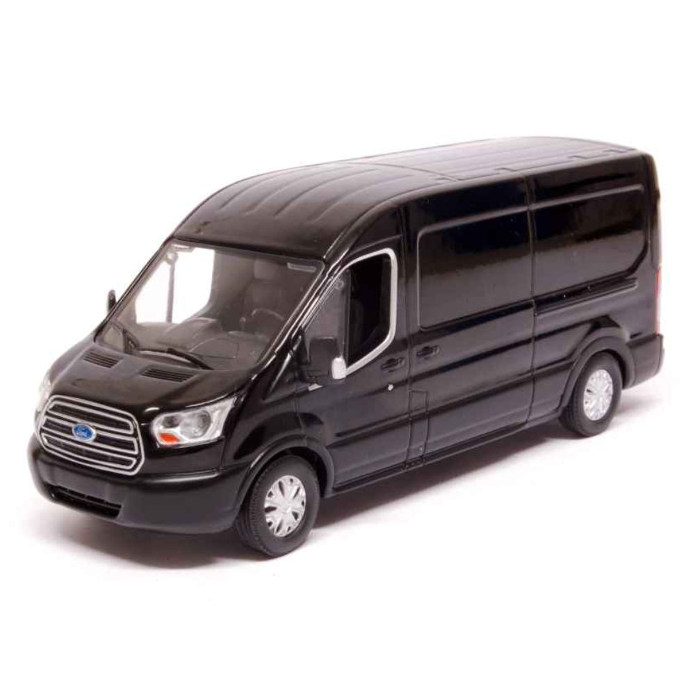 Greenlight 2015 Ford Transit Jumbo Black 1/43
