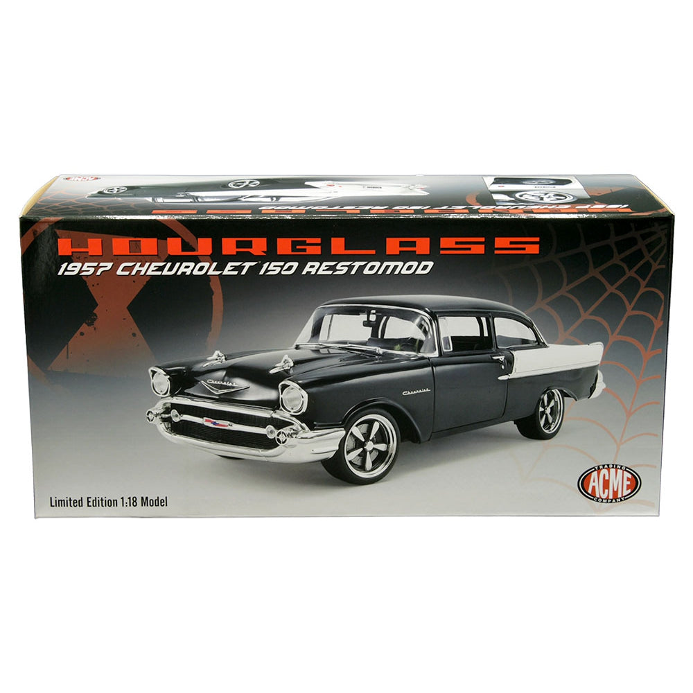 ACME 1:18 1957 Chevrolet 150 Restomod Hourglass (Black)