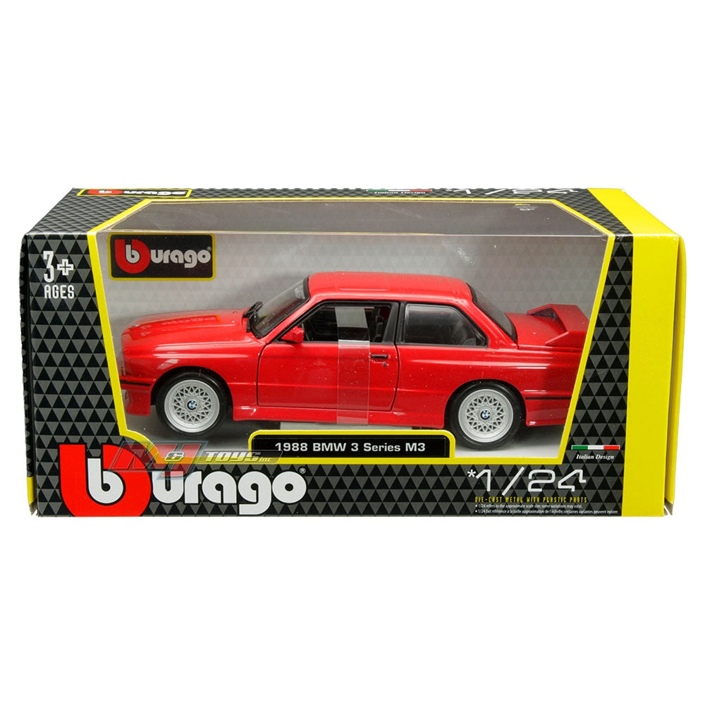 Bburago 1:24 1988 BMW 3 Series M3 (E30) (Red)