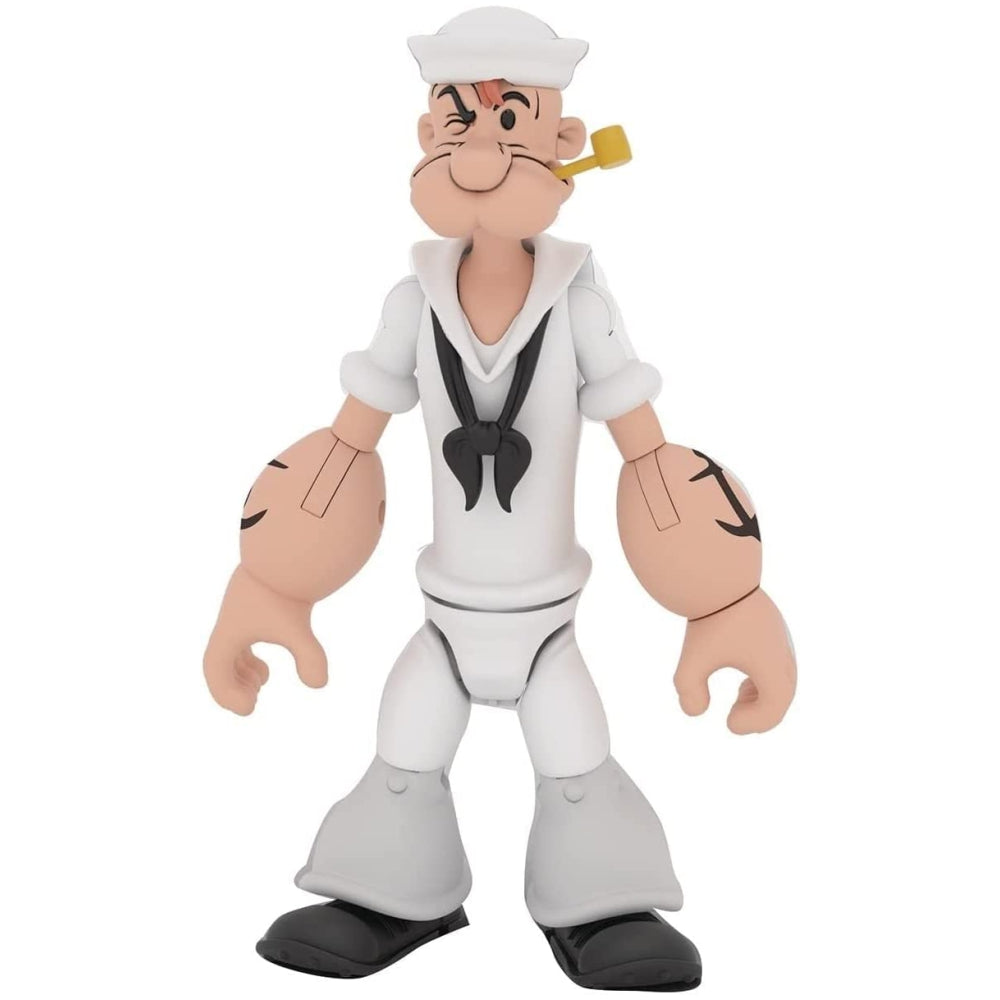 Popeye Classics Action Figure: Popeye White Sailor Suit