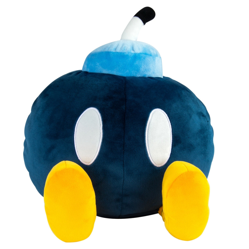 Club Mocchi- Mocchi- Super Mario™ Bob-omb Mega Plush Toy, 15 inch